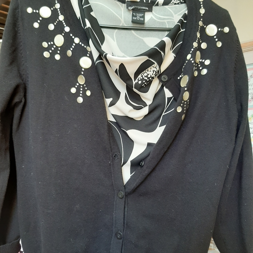 Sweater/blouse combo